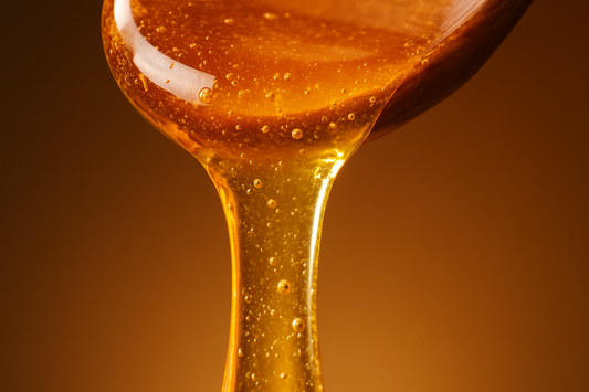 raw honey drizzle