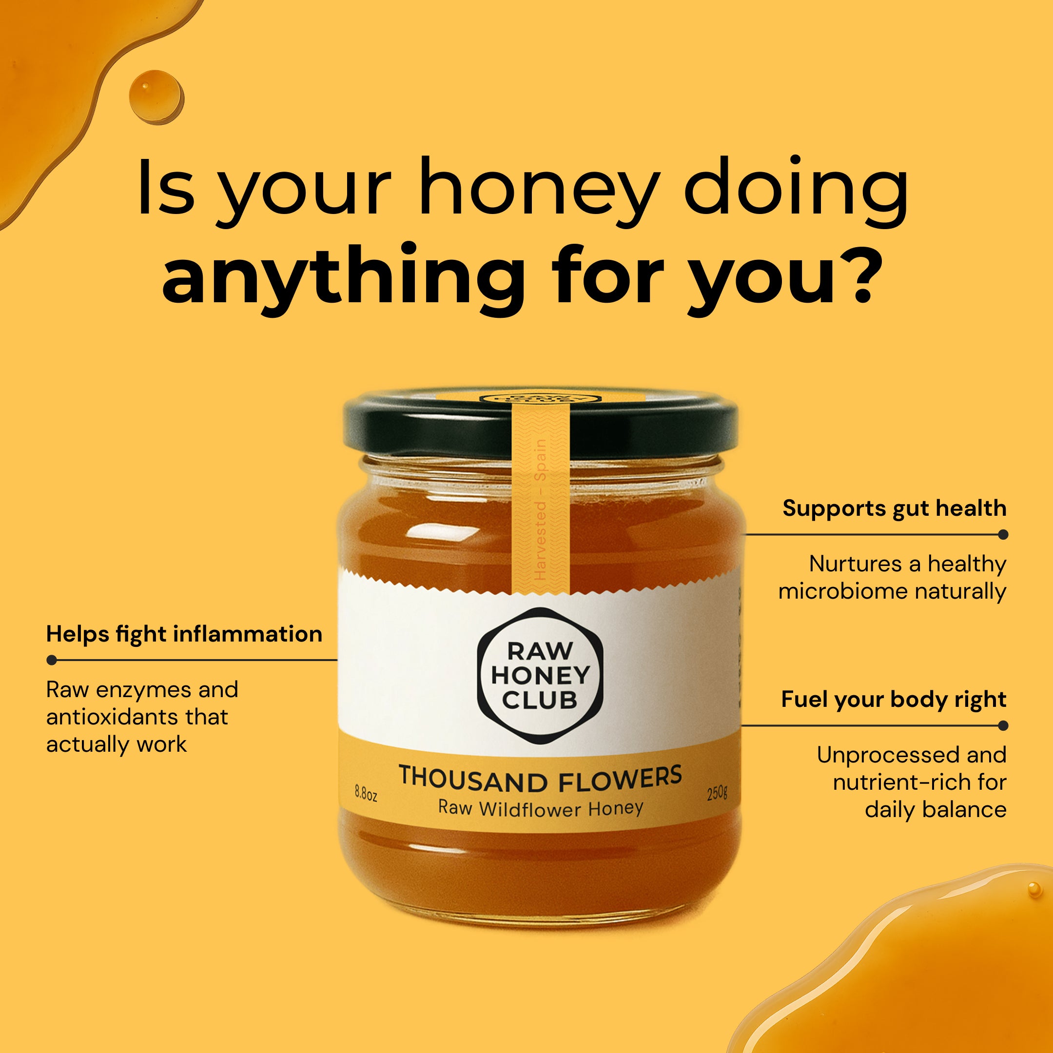 Raw Wildflower Honey